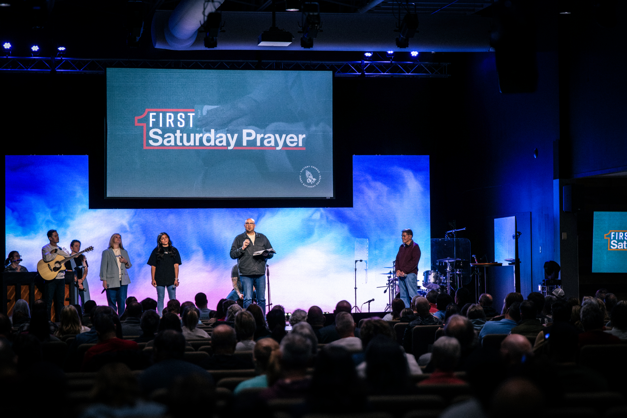 Victory Church gathered for Saturday morning prayer
